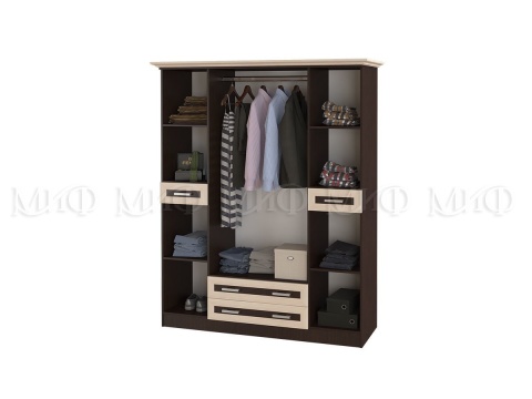 Шкаф Гавайи Венге/Дуб Белфорт (Ш-1675 мм x В-2050 мм х Г-579 мм)