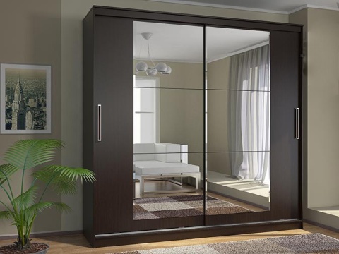 Шкаф-Купе Комфорт-12 (Ш-2000 × В-2200 × Г-600 мм)/Разные Цвета