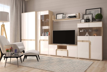 Гостиная Марсель (Ш-2600 х В-1850 х Г-360 мм)Разные Цвета
