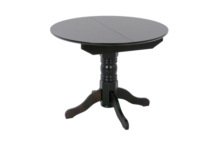 Стол раздвижной с круглой крышкой венге