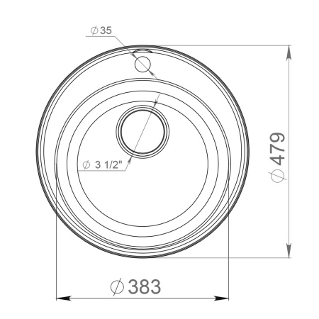 Мойка QUARZ 08, терракот