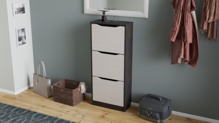 Тумба для Обуви «Тиара» Тип 1 Разные Цвета (Ш-500 мм x В-1168 мм x Г-234 мм)